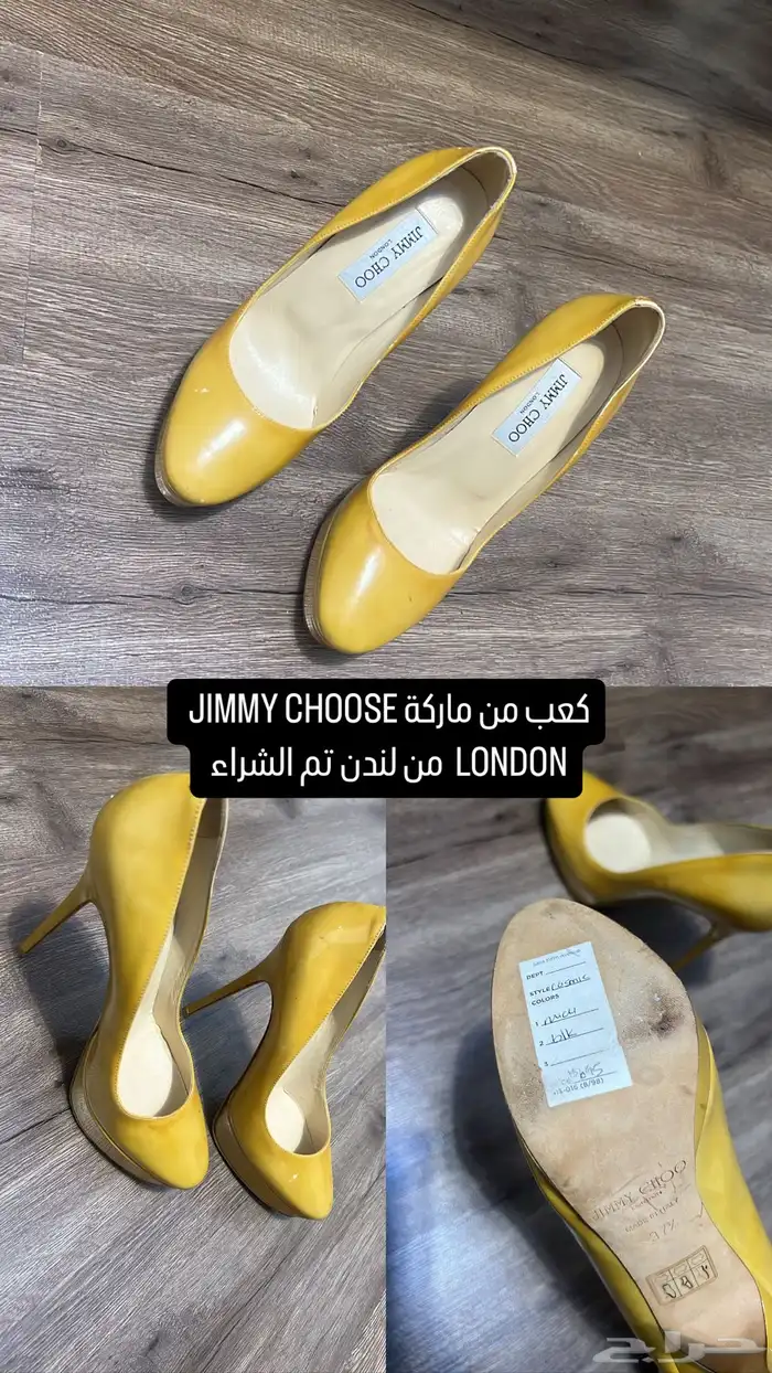 كعب ماركة للبيع شانيل - جيمي شو من بره شريتها وبعضها جديدة 3