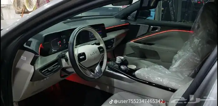 تركيب لدات داخلية على كيا 8 موديل 2024 6