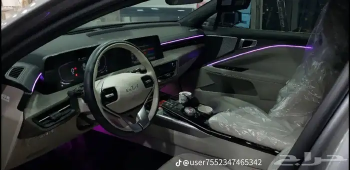 تركيب لدات داخلية على كيا 8 موديل 2024 0
