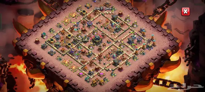 قرية كلاش اوف كلانس تاون هول 17 فخممه Clash of Clans 1