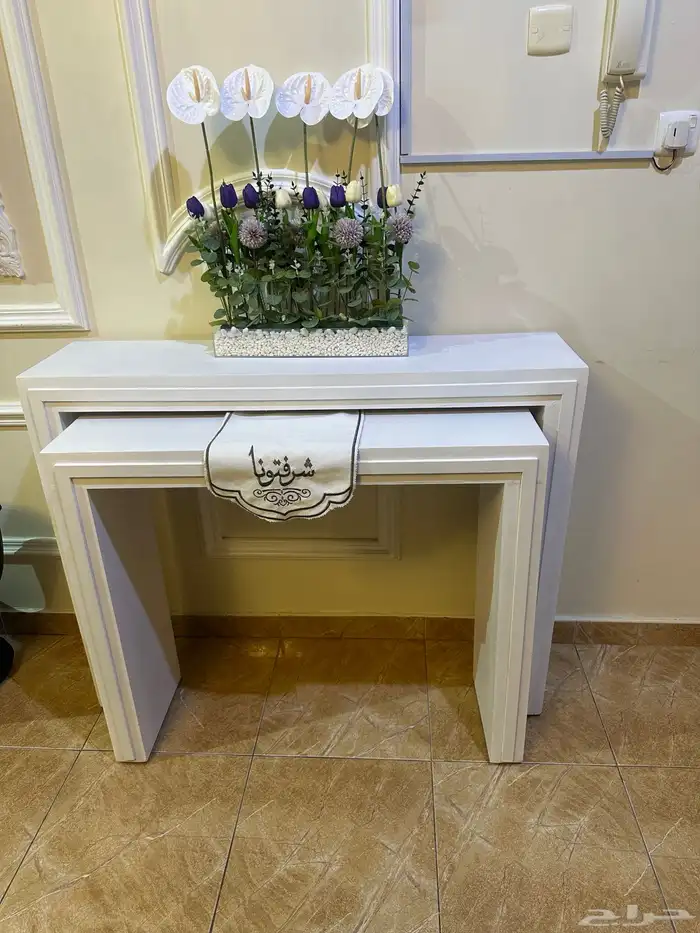 طاولات استقبال مع الورد 0