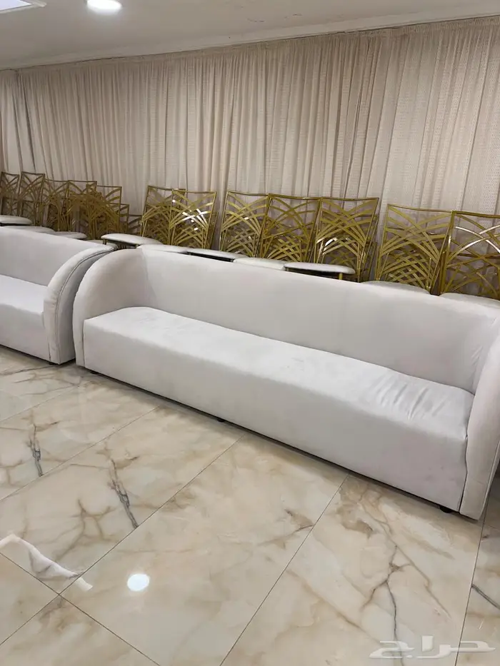 4 قطع كنب جديده مناسبه لقاعة افراح 1