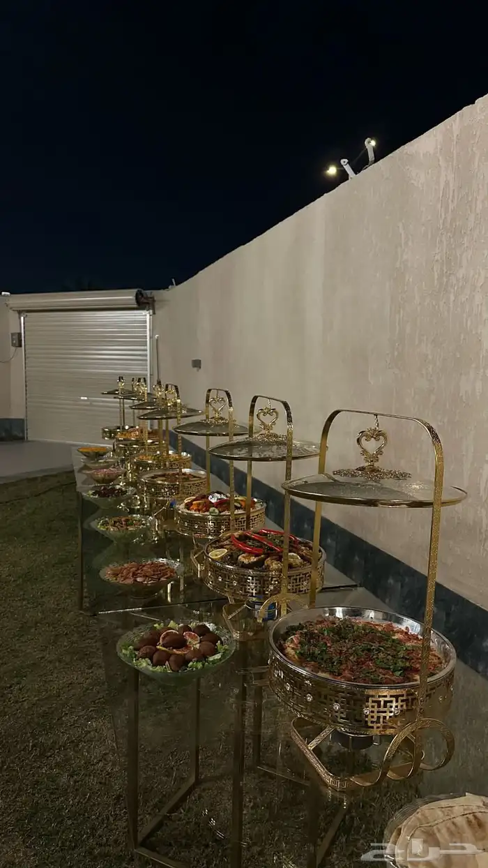 ايجار سخانات فضي او ذهبي مع كراسي و طاولات او بدون 2