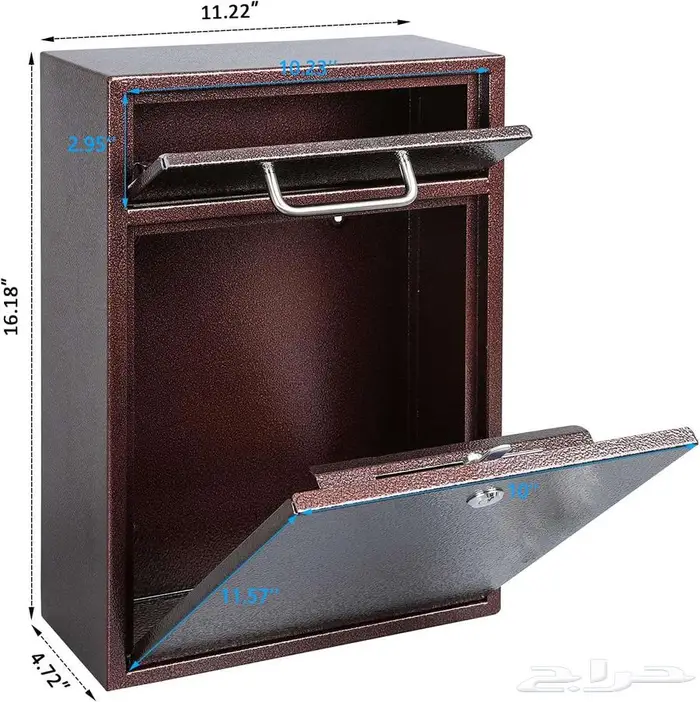 صندوق بريد فولاذي شديد التحمل 3