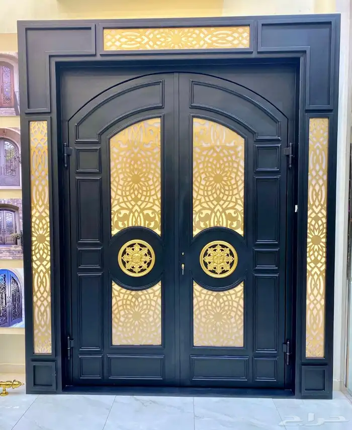 تفصيل أبواب حديد ودربزين سلالم وشبابيك حماية مع تركيب وضمان 6