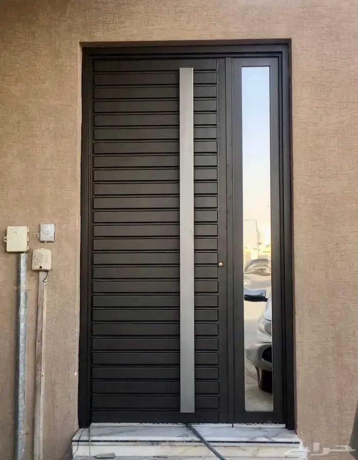 تفصيل أبواب حديد ودربزين سلالم وشبابيك حماية مع تركيب وضمان 7