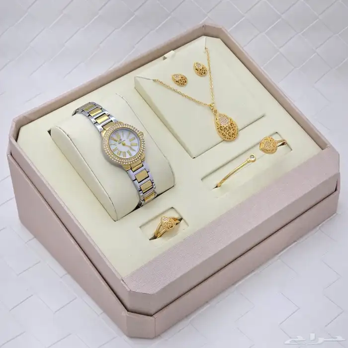 طقم ساعه نسائي 0