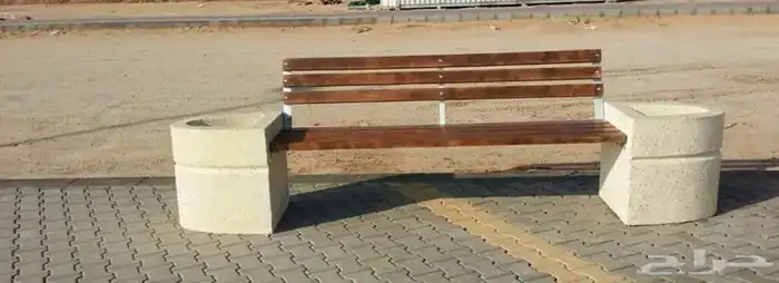 كراسي خرسانية احواض زهوز جميع أعمال زينة الحدائق 10