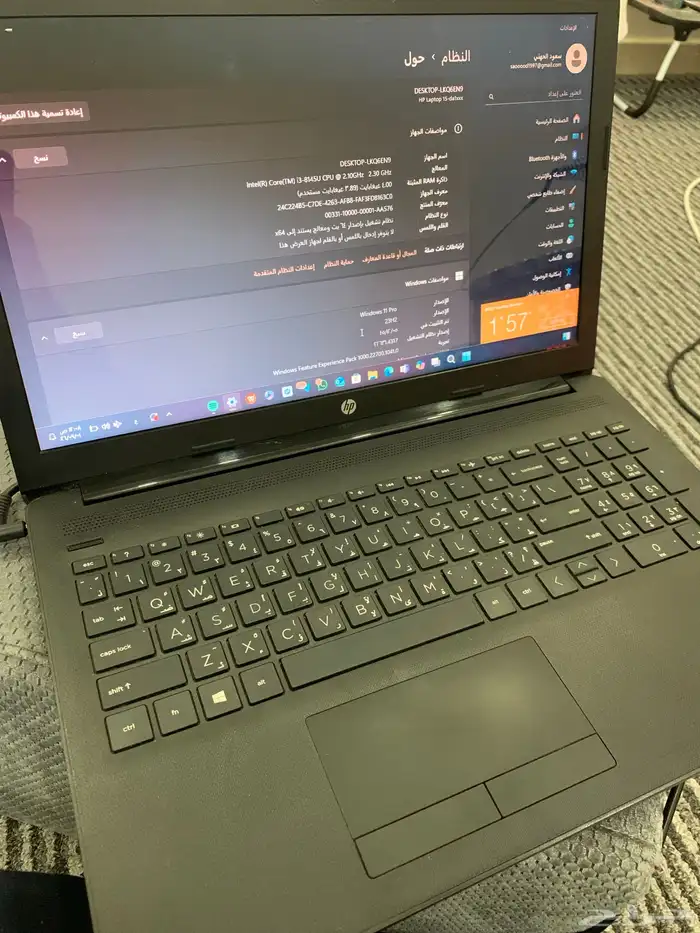 لابتوب hp للبيع او البدل بايباد 3