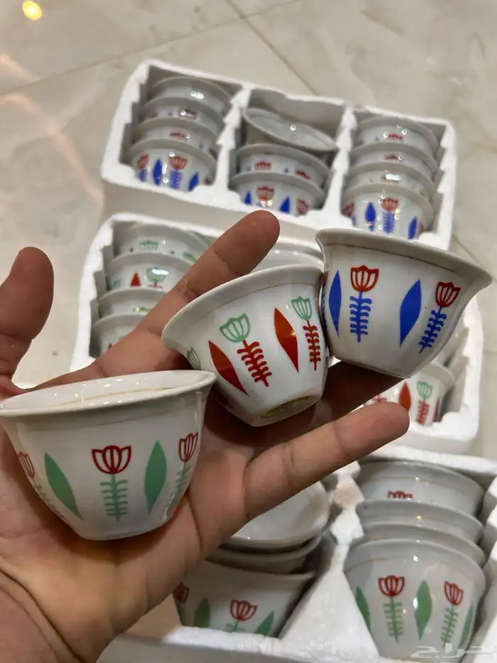 فناجيل قهوه ابو دمعه تراثيه 0