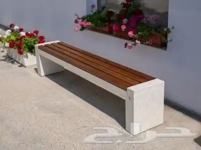 كراسي خرسانية احواض زهوز جميع أعمال زينة الحدائق 9