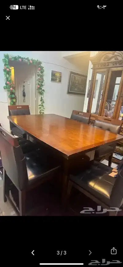 طاوله سفره خشب ماليزي 0