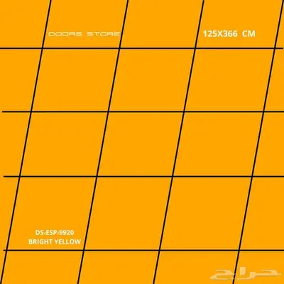 كلادينج واجهات محلات لوح اصفر DS-ESP-9920 مقاس 125X366 سم 2