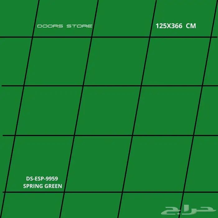 الواح واجهات محلات كلادينج اخضر DS-ESP-9959 مقاس 125X366 سم 2