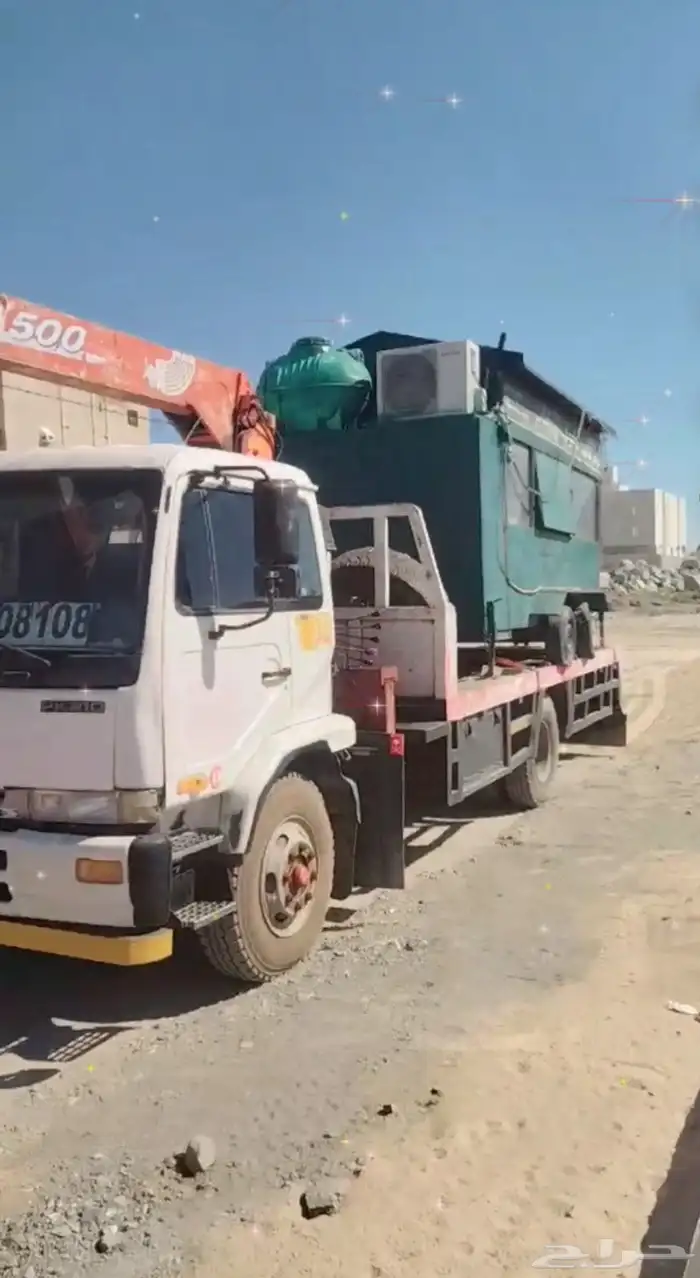 إيجار صطحه بوم ترك 10طن 7طن 5طن 3طن للإيجار اليومي شهري 14
