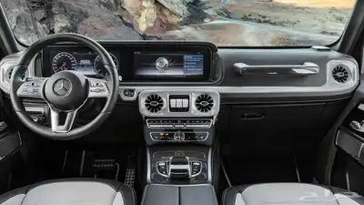 فتحات مكيف مضيئة جي كلاس G63 داخلية كاربون ماوس 9