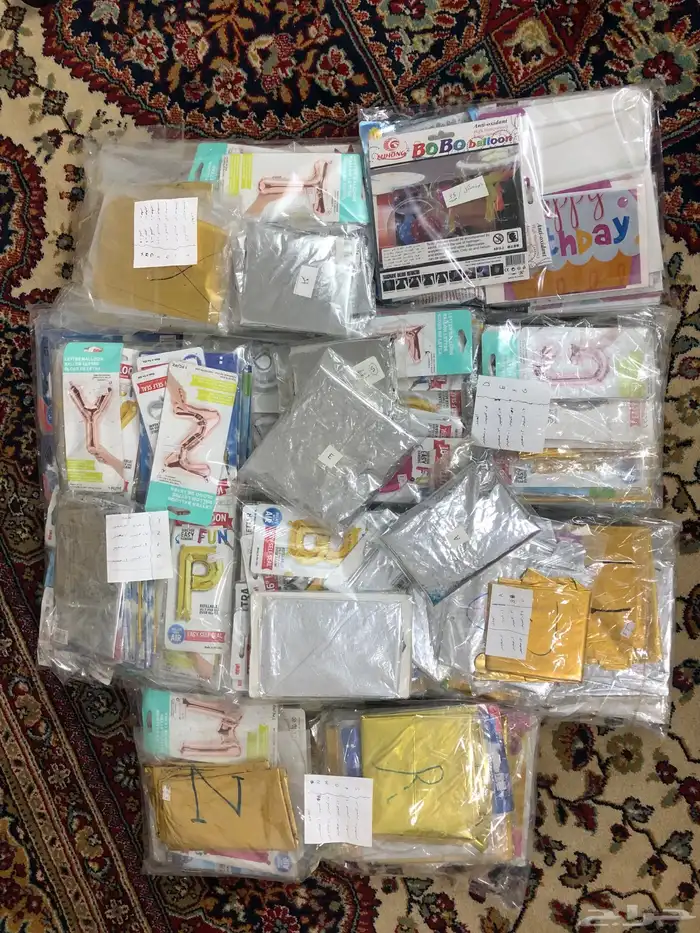 اوراق تغاليف هدايا احرف وارقام هليوم باسعار مغريه 11