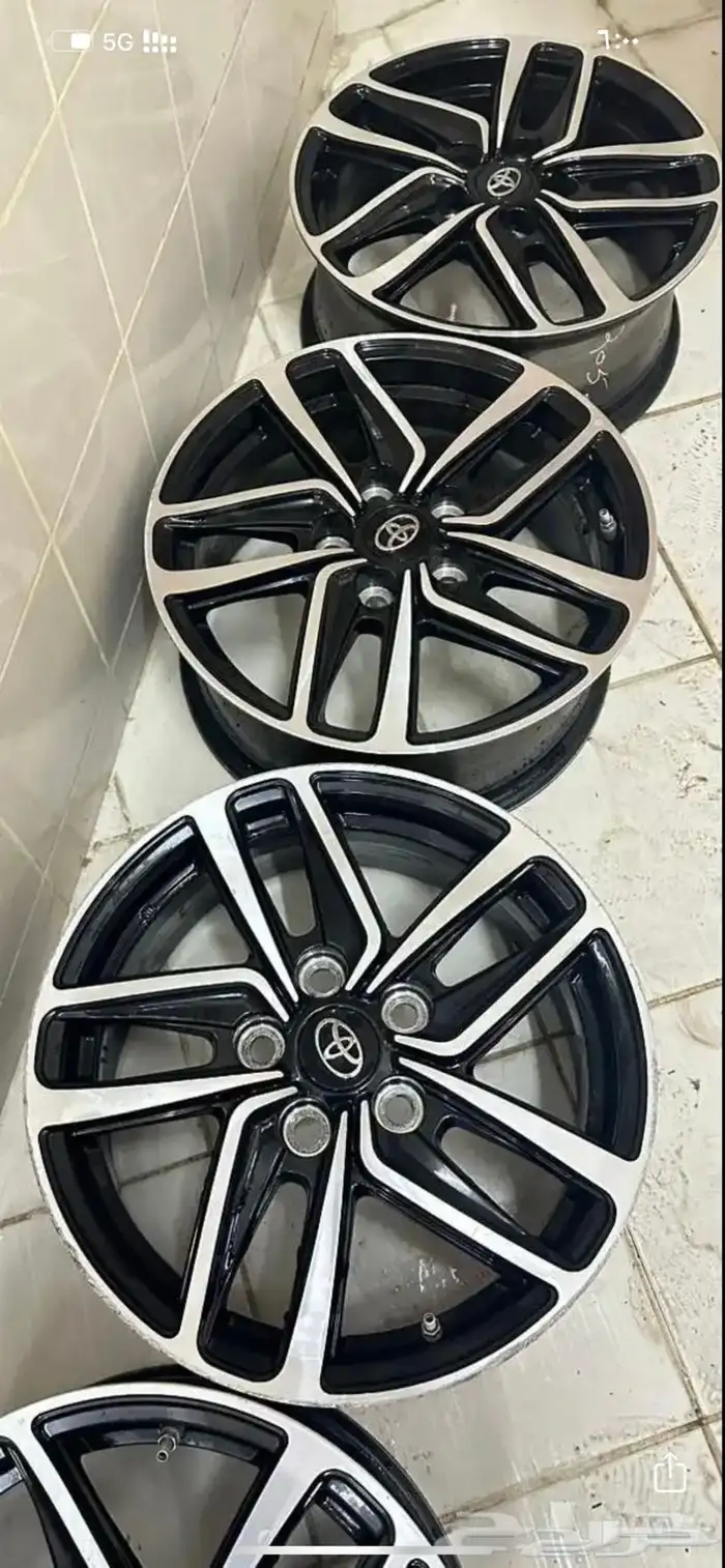 للبيع جنوط كامري استاندر 2024 كروم 0