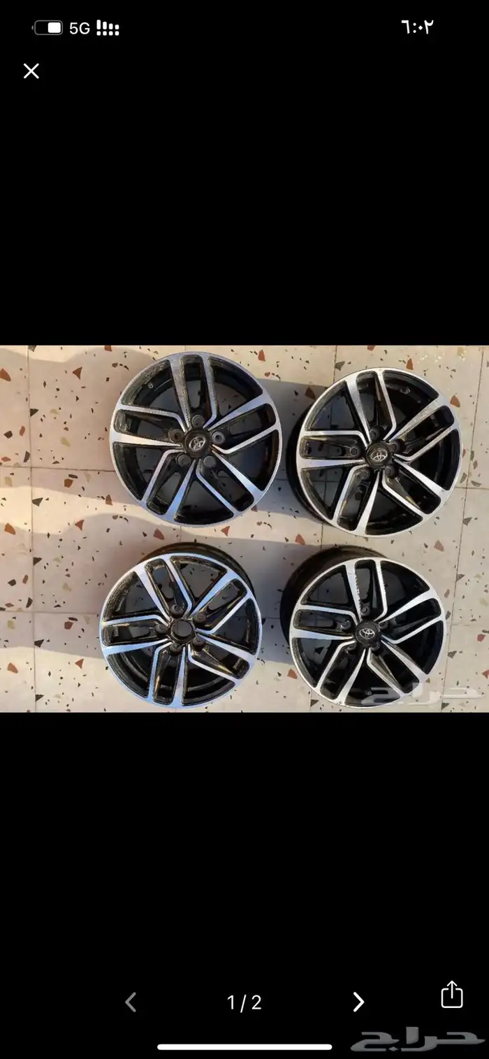 للبيع جنوط كامري استاندر 2024 كروم 1