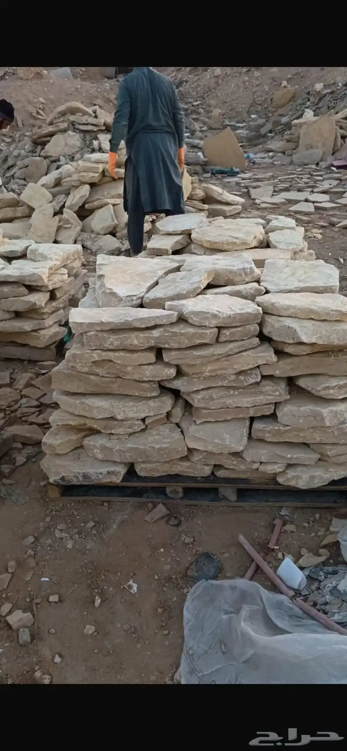 حجر عشوائي قشر الجبل 10