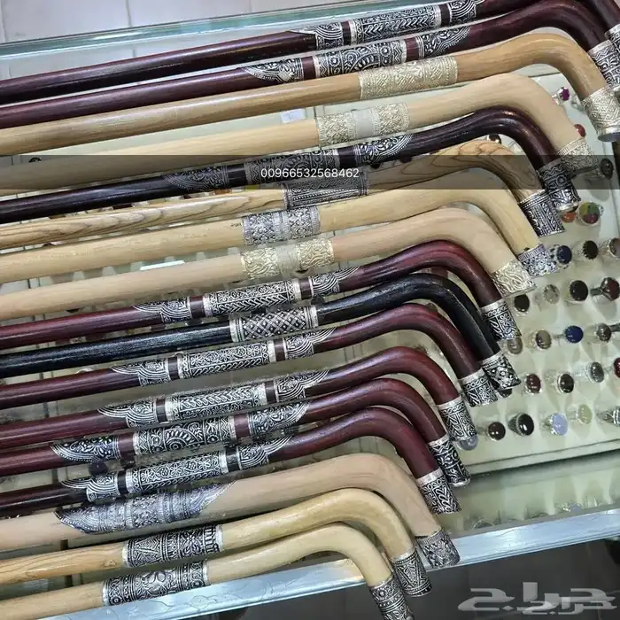 عصا بالفضة - خيزران بالفضة 1