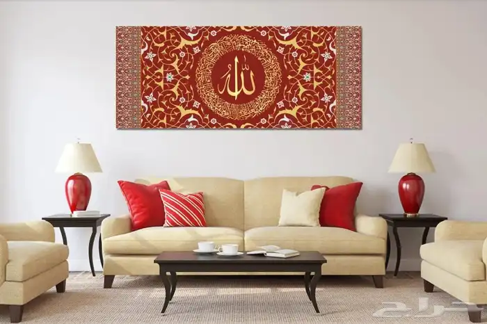 لوحات جدارية طباعة ثلاثية الابعاد على الكانفس القطني 24