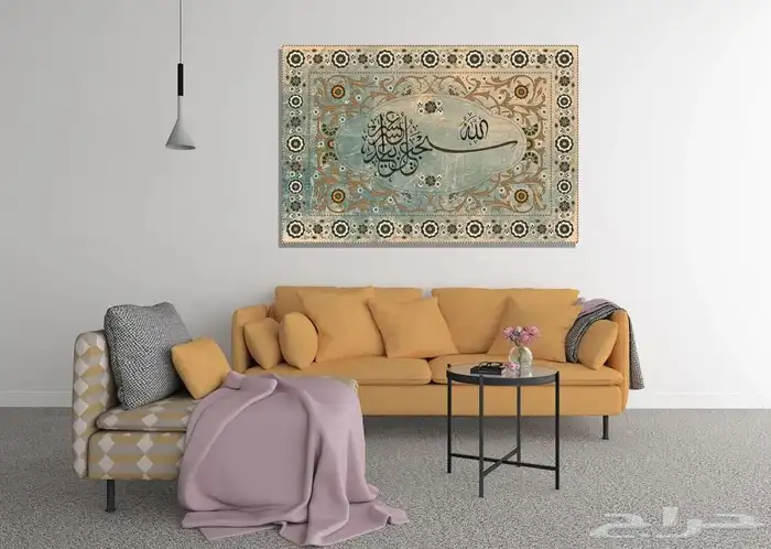 لوحات جدارية طباعة ثلاثية الابعاد على الكانفس القطني 26