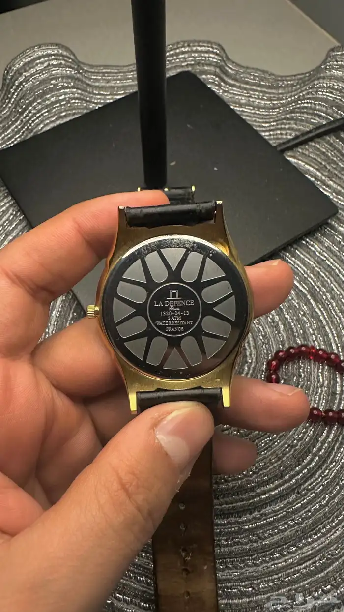 ساعة يد رجالية la defence باريس أصلية 4