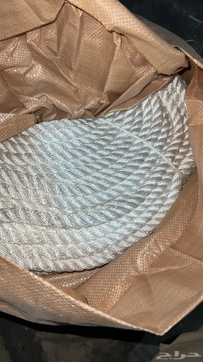 حبال قطن وخيش ونيلون وحرير جميع المقاسات 11