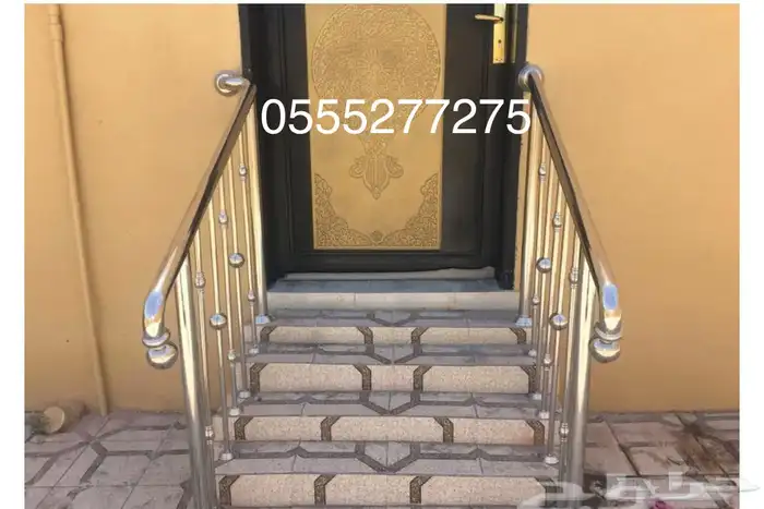 دربزان درج حواجز درج استانلس استيل   زجاج 64