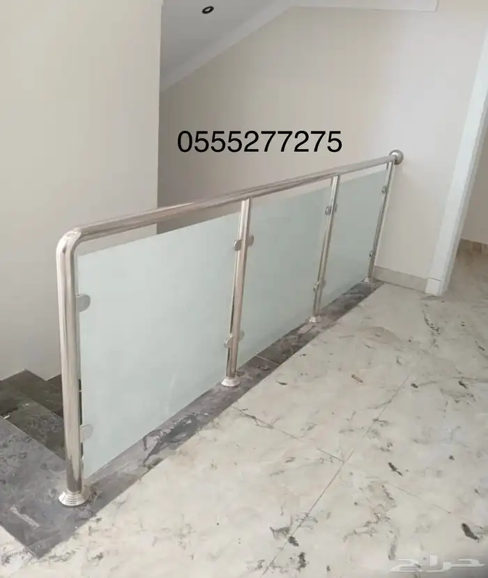 دربزان درج حواجز درج استانلس استيل   زجاج 13