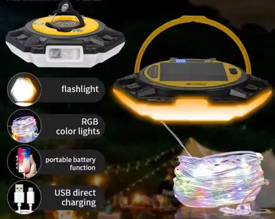 مصباح LED للتخييم   جو   مقاوم للماء   حزام شريط إضاءة 4