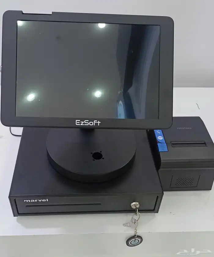 كاشير تابلت ويندز مع درج وطابعة وبرنامج 1