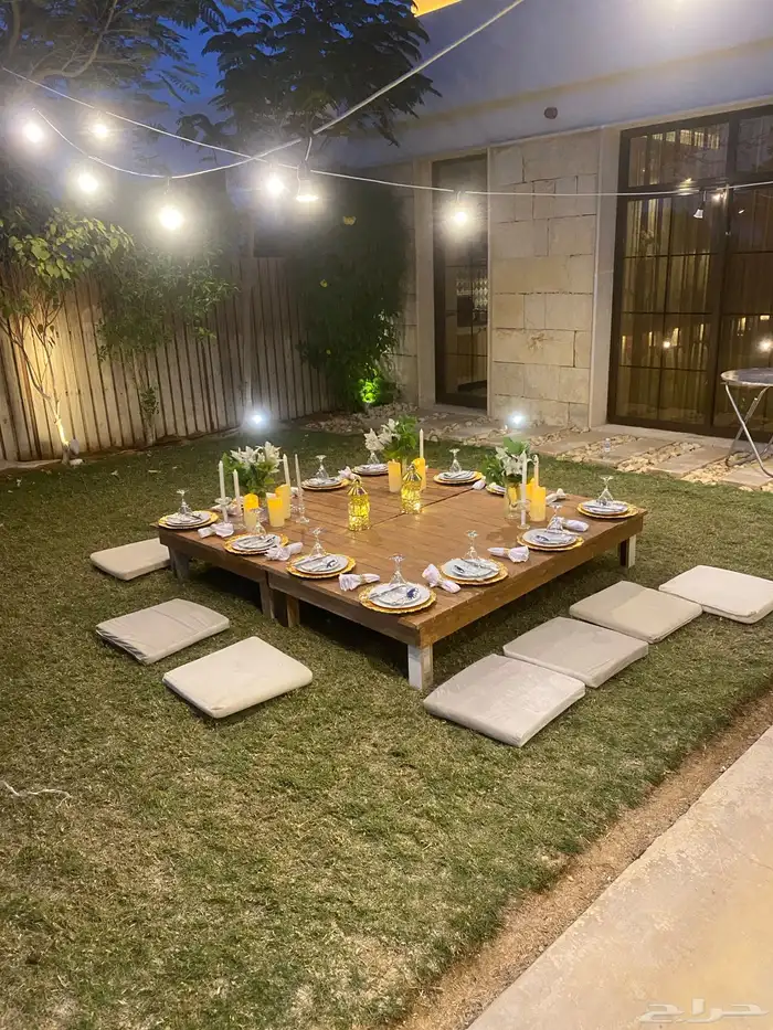 تنسيق   حفلات   طاولات ارضيه رمضانيه 3