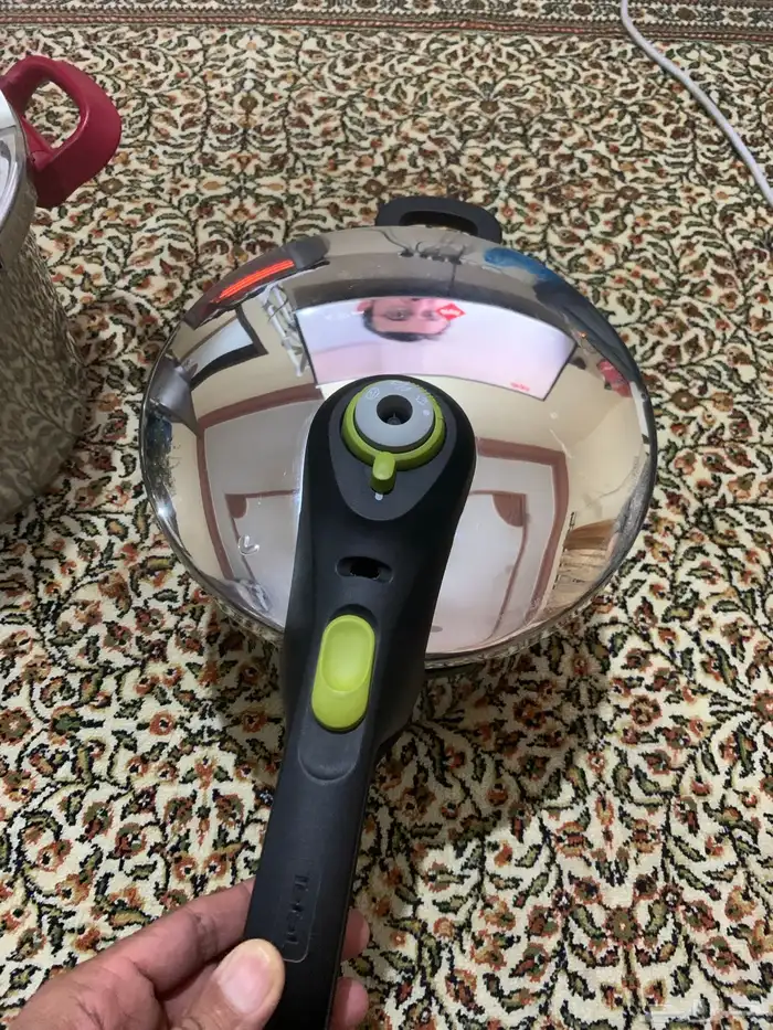 كاتم فرنسي قدر ضغط فرنسي نظيف سب وتيفال ممتازة جدا جدا 21