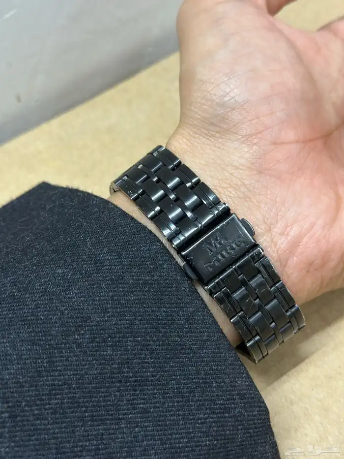 ساعة رجالية مايك سوداء 2