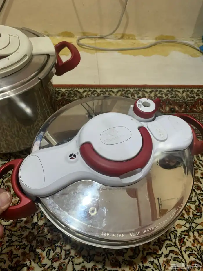 كاتم فرنسي قدر ضغط فرنسي نظيف سب وتيفال ممتازة جدا جدا 20