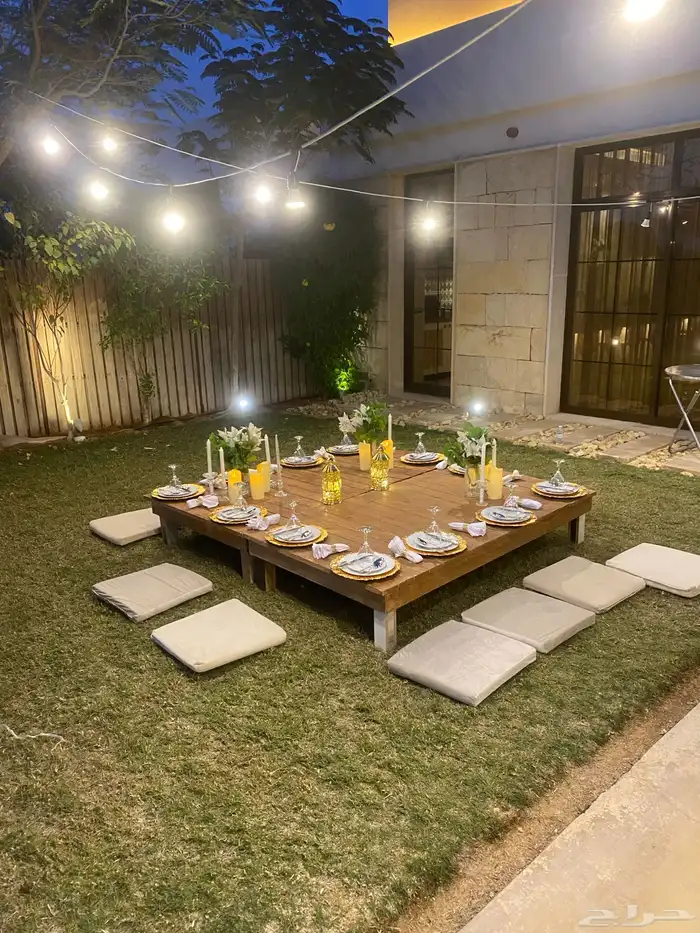 تنسيق   حفلات   طاولات ارضيه رمضانيه 2