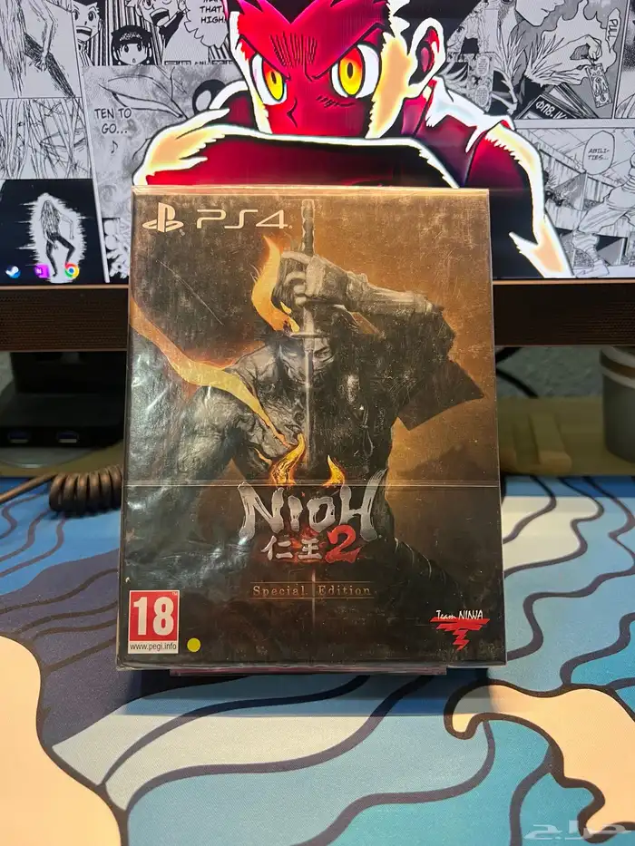 Nioh 2 special edition steel book with art book PS4 - جديد 0