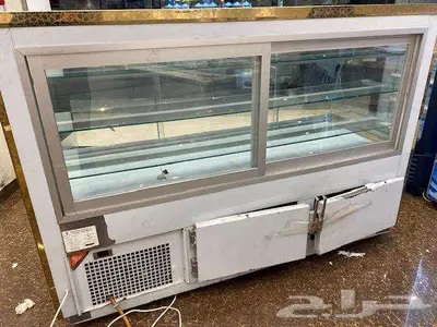 للبيع ثلاجة عرض حلويات استخدام فترة بسيطة 0