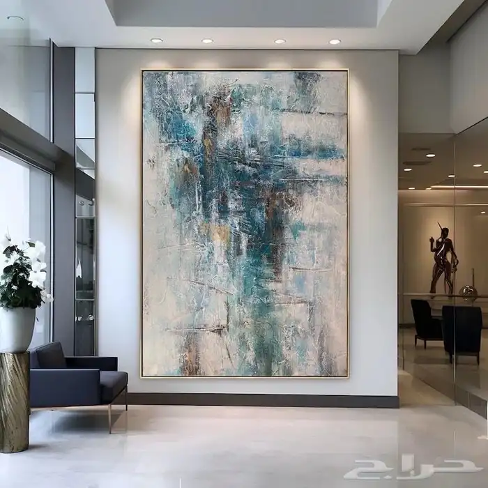 لوحات جدارية طباعة ثلاثية الابعاد على الكانفس القطني 17