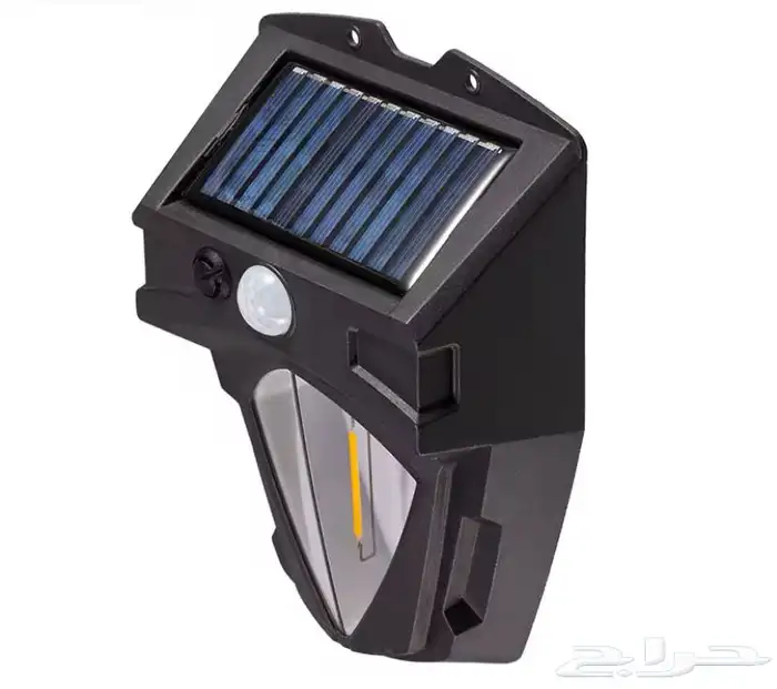 لمبة ليد جدار بالطاقة الشمسية- اضاءة صفراء 1