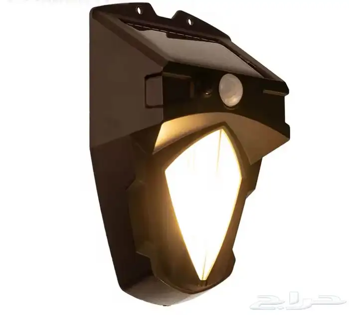 لمبة ليد جدار بالطاقة الشمسية- اضاءة صفراء 2