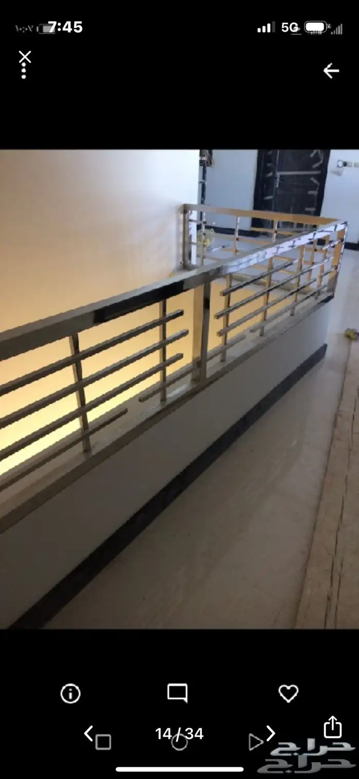 دربزان درج حواجز درج استانلس استيل   زجاج 35