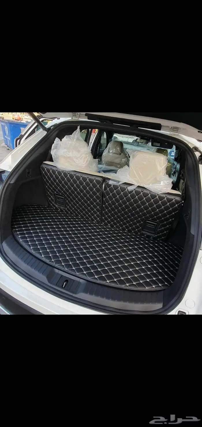 VIP دعاسات ارضيات جلد CX9 ولجميع السيارات 8