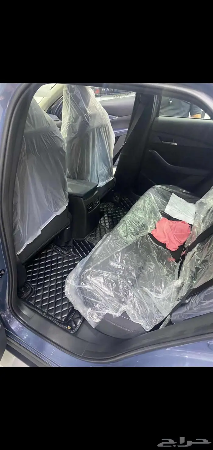 VIP دعاسات ارضيات جلد CX9 ولجميع السيارات 7