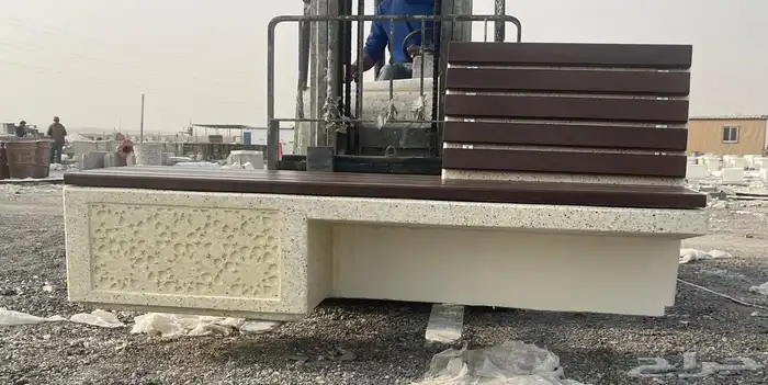 كراسي خرسانية احواض زهوز جميع أعمال زينة الحدائق 10