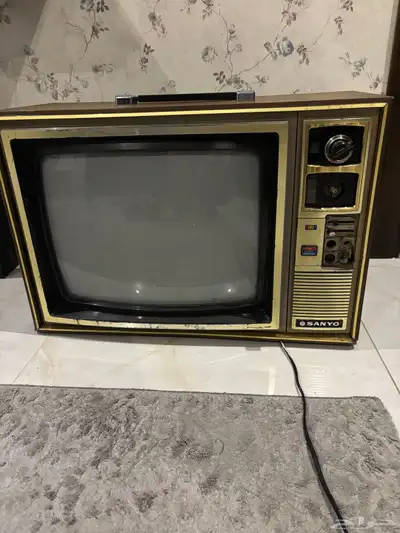 تلفزيون سانيو CTP-5452 نادر   ياباني قديم وعتي 0