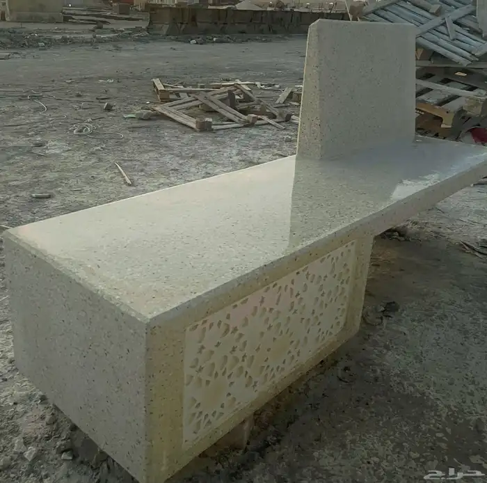 كراسي خرسانية احواض زهوز جميع أعمال زينة الحدائق 16
