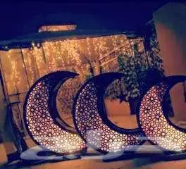 هلال رمضان زينه رمضان تركيب وتاجير هلال مضيء 34